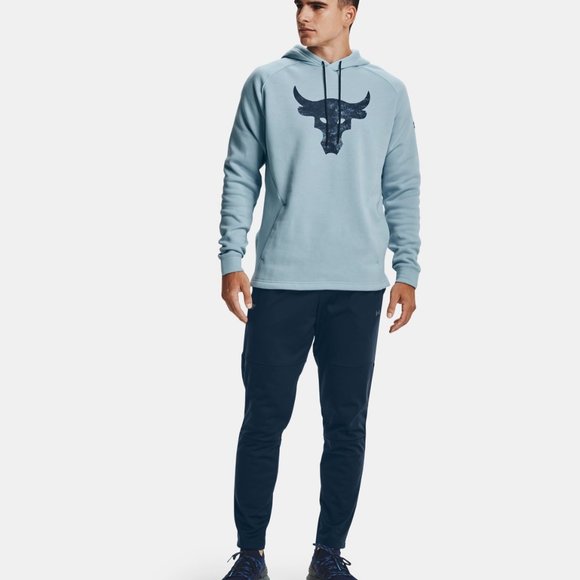 Under Armour Other - 🌿Sale🌿 Under Armour Size Small Rock Charged  Brahma Hoodie Blue 1362104 478